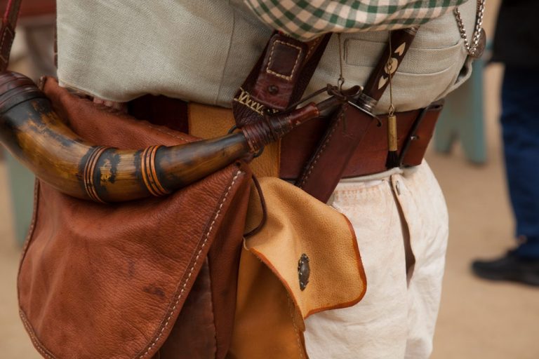 Old equipment on a belt