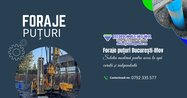 Foraje puțuri